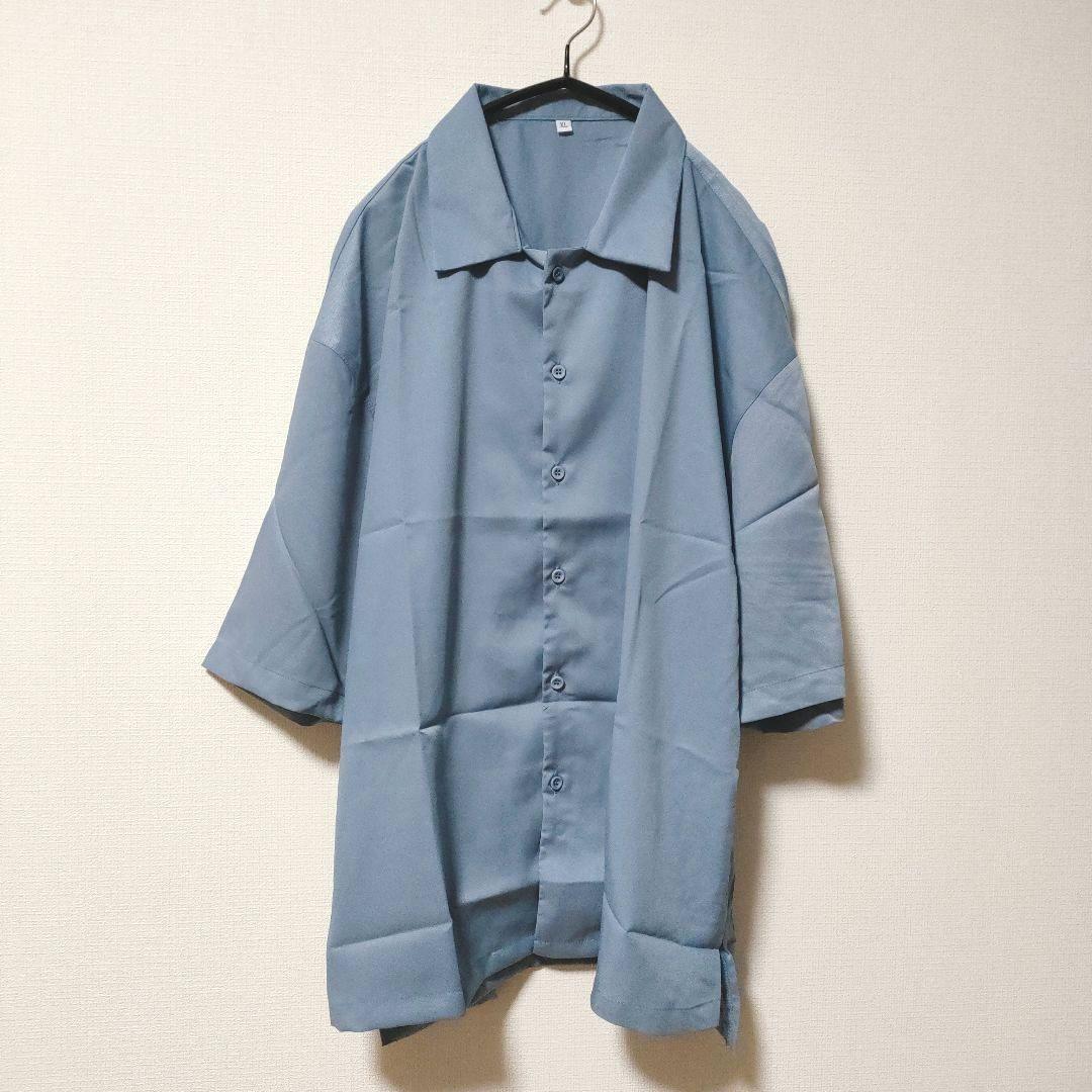 シャツ メンズ 大きいサイズ ワイシャツ オシャレ 韓国 吸汗速乾 XL