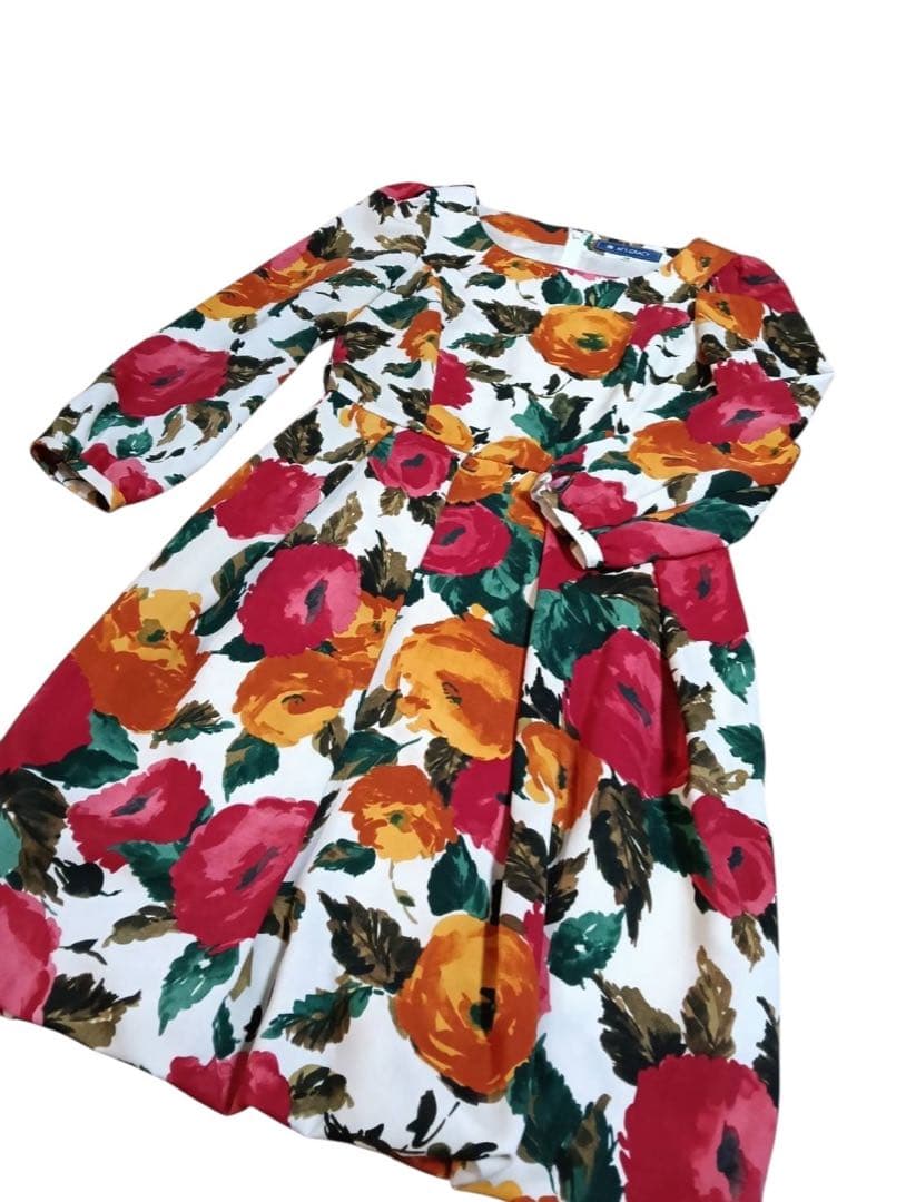 『美品』M'S GRACY フラワープリント ワンピース