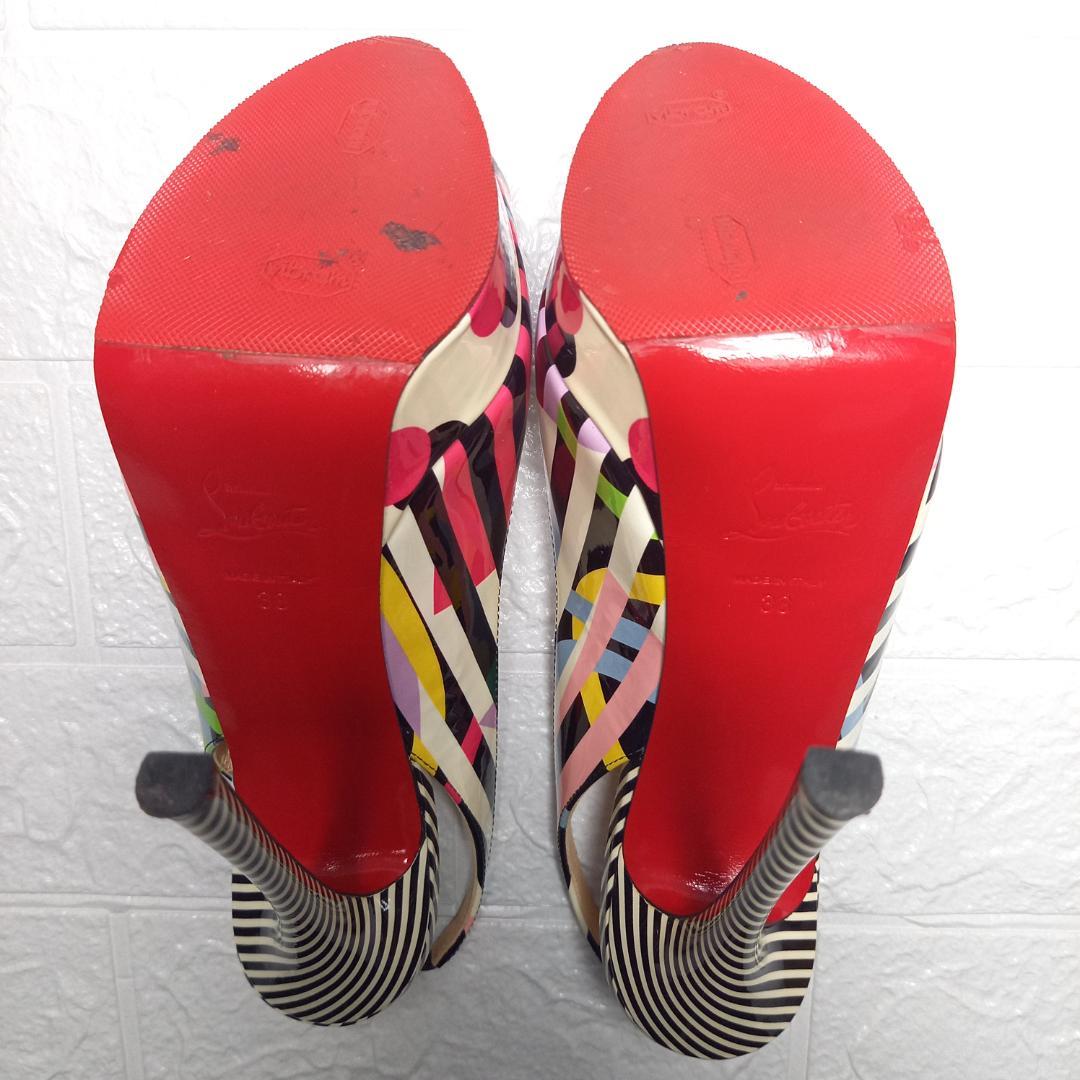 美品✨Christian Louboutin　ピンヒール　オープントゥ　38