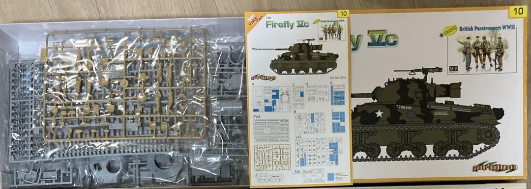 未使用 1/35 戦車 他 5台セット+2 シャーマン 歩兵戦車 サイバーホビー