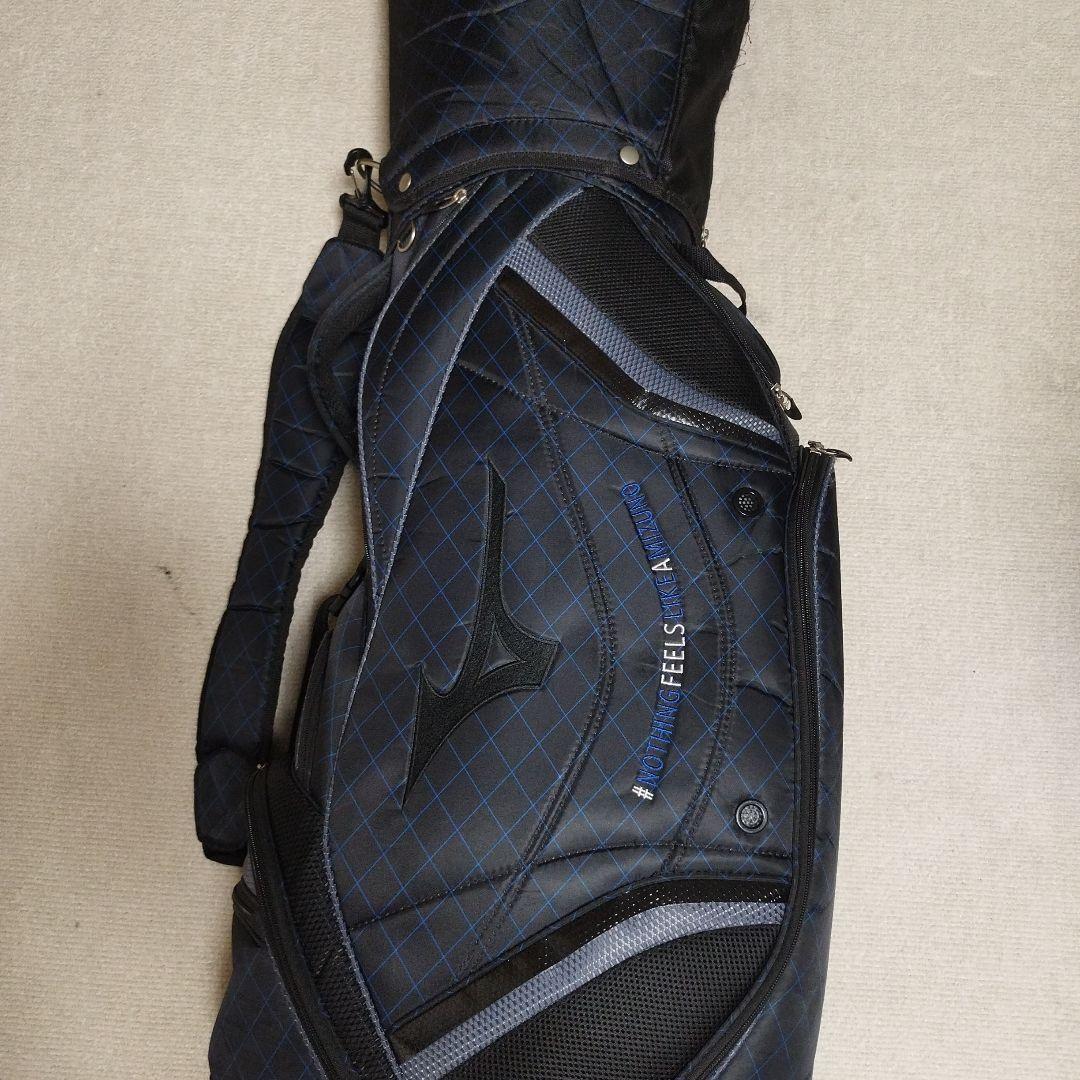 Mizuno ネイビー ゴルフバッグ・キャディバッグ ※超軽量、持ち運び便利