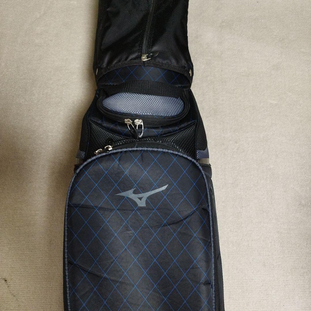 Mizuno ネイビー ゴルフバッグ・キャディバッグ ※超軽量、持ち運び便利