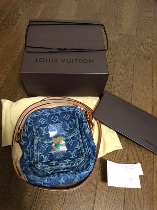 ヴィトン デニム ショルダーバッグ 希少 新品未使用 カメラ レア