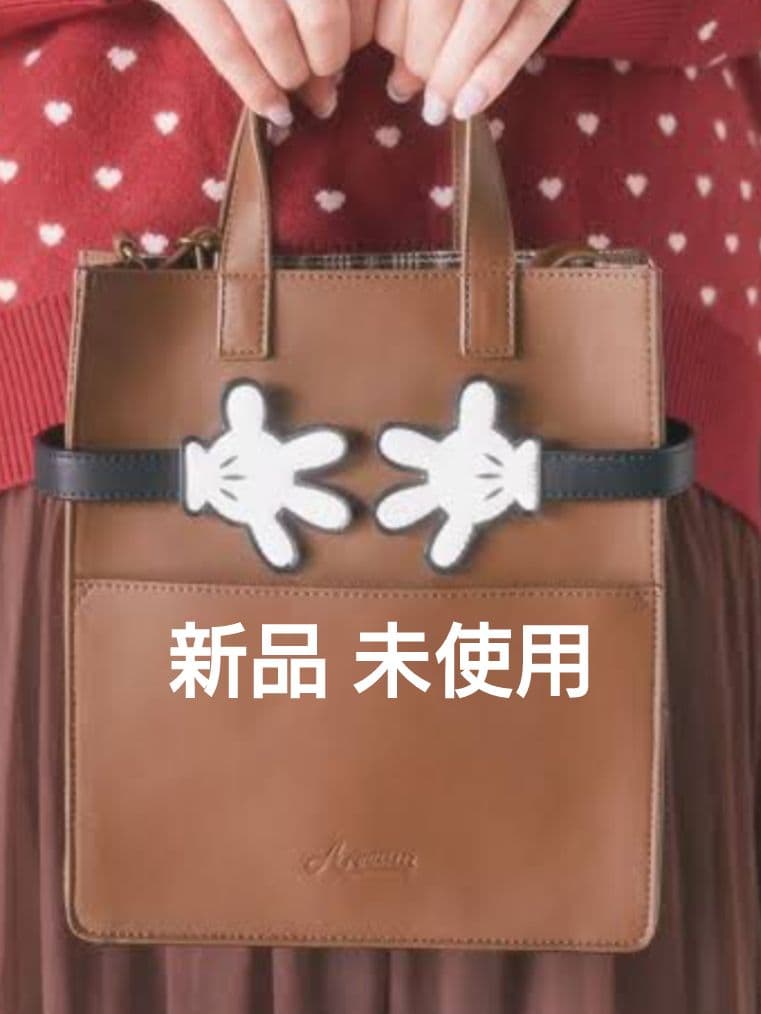 Areeam ミッキー チェックライナーショルダーバッグ
