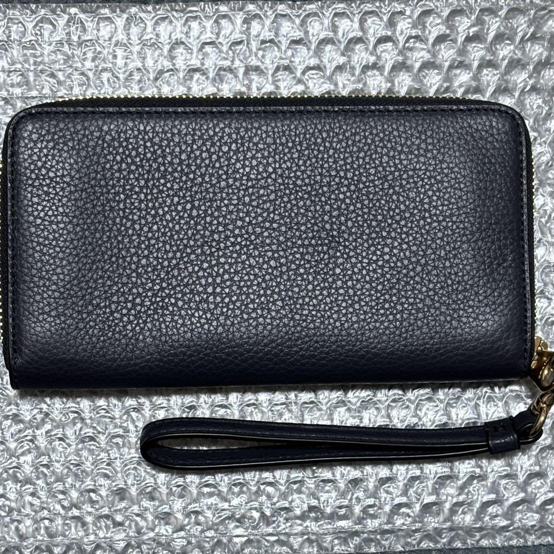 コーチ　COACH ロング ジップ アラウンド ウォレット 長財布　ミッドナイト