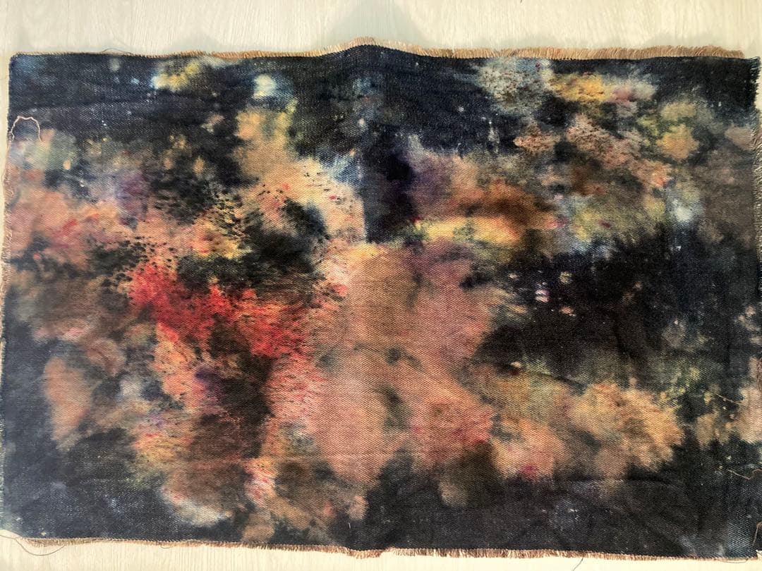 手染めデニム生地★即購入禁止★№10