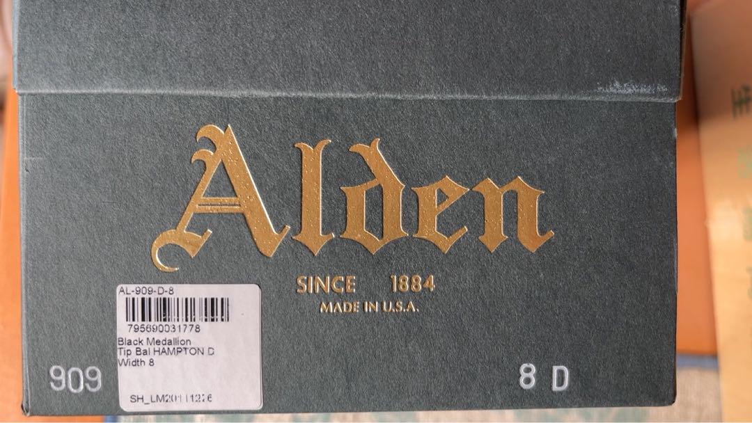 Alden オールデン 909 MEDALLION TIP BAL