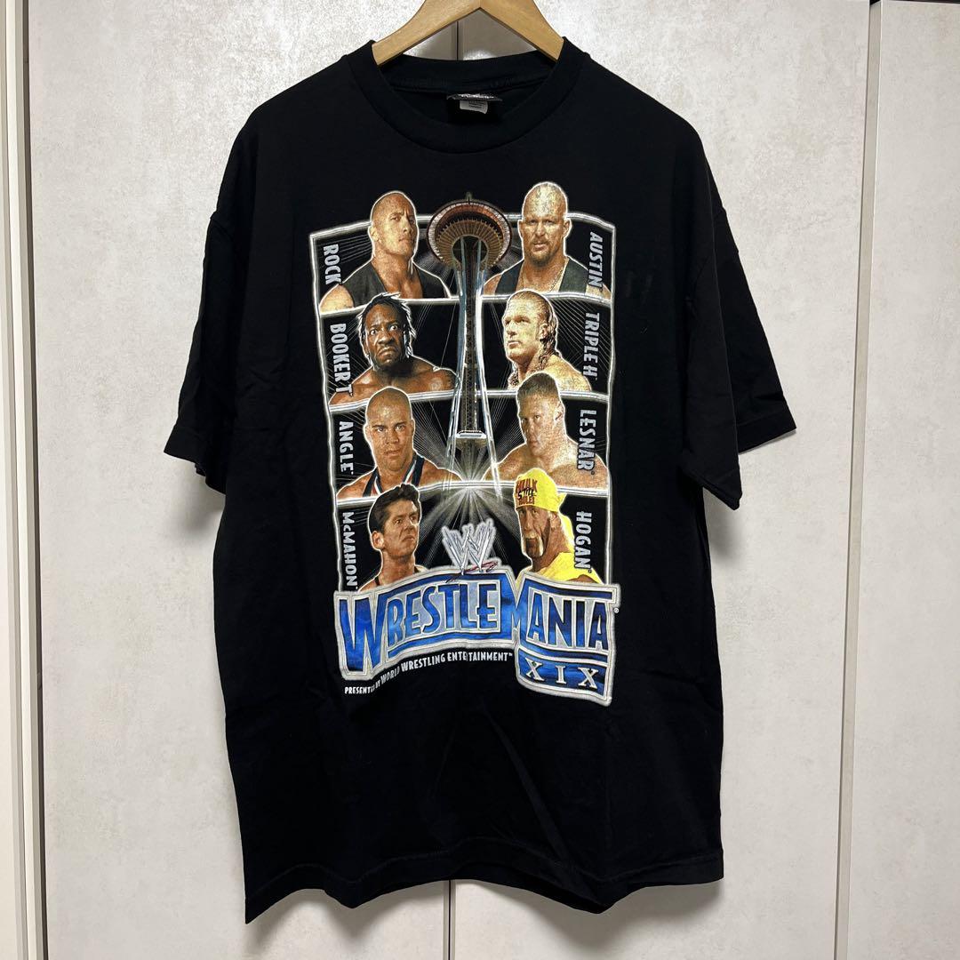 XL レッスルマニア19 Tシャツ