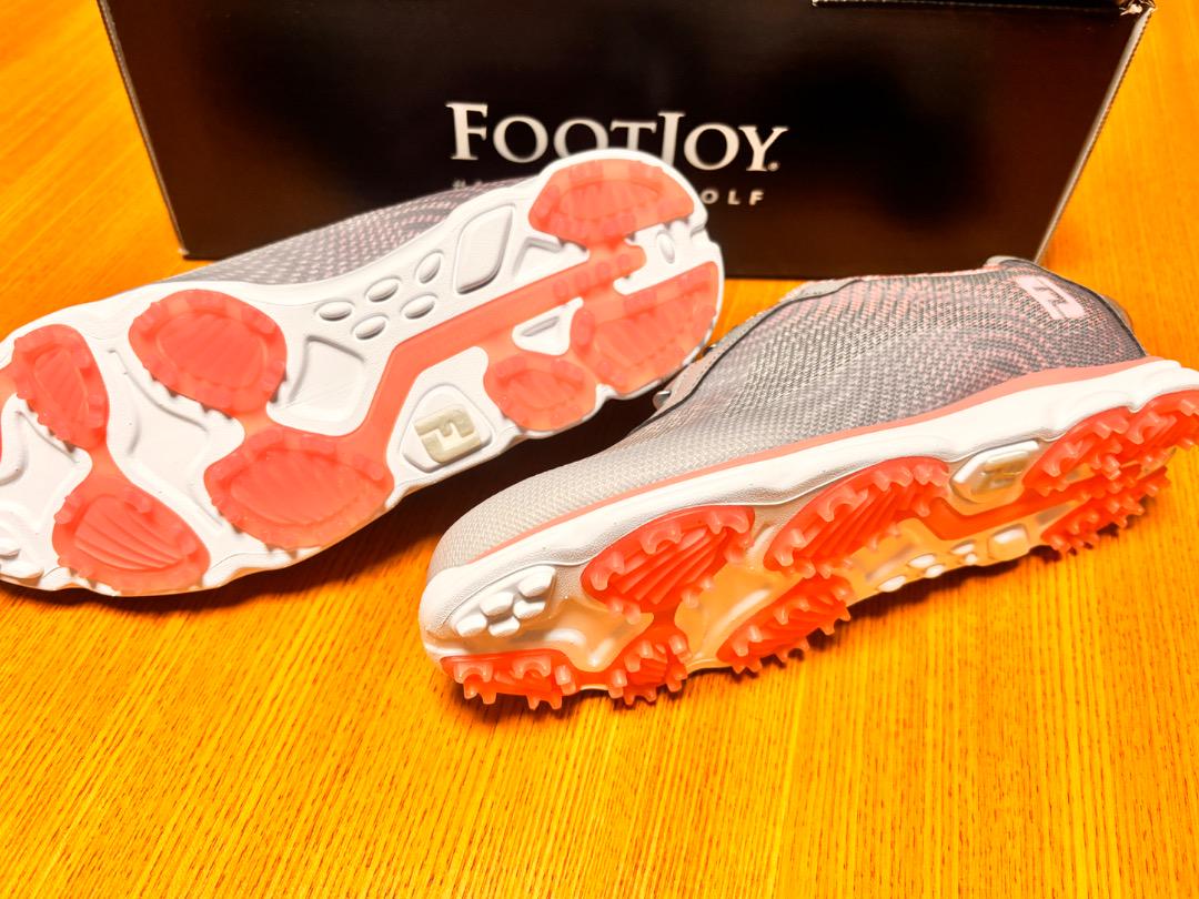 【新品　未使用】FootJoy ゴルフシューズ 女性用 グレー23cm