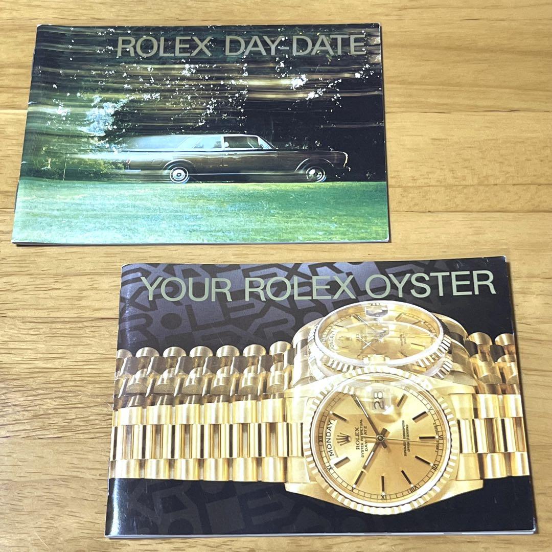 ロレックス ROLEX DAY-DATE 1994年 英語【2冊子】