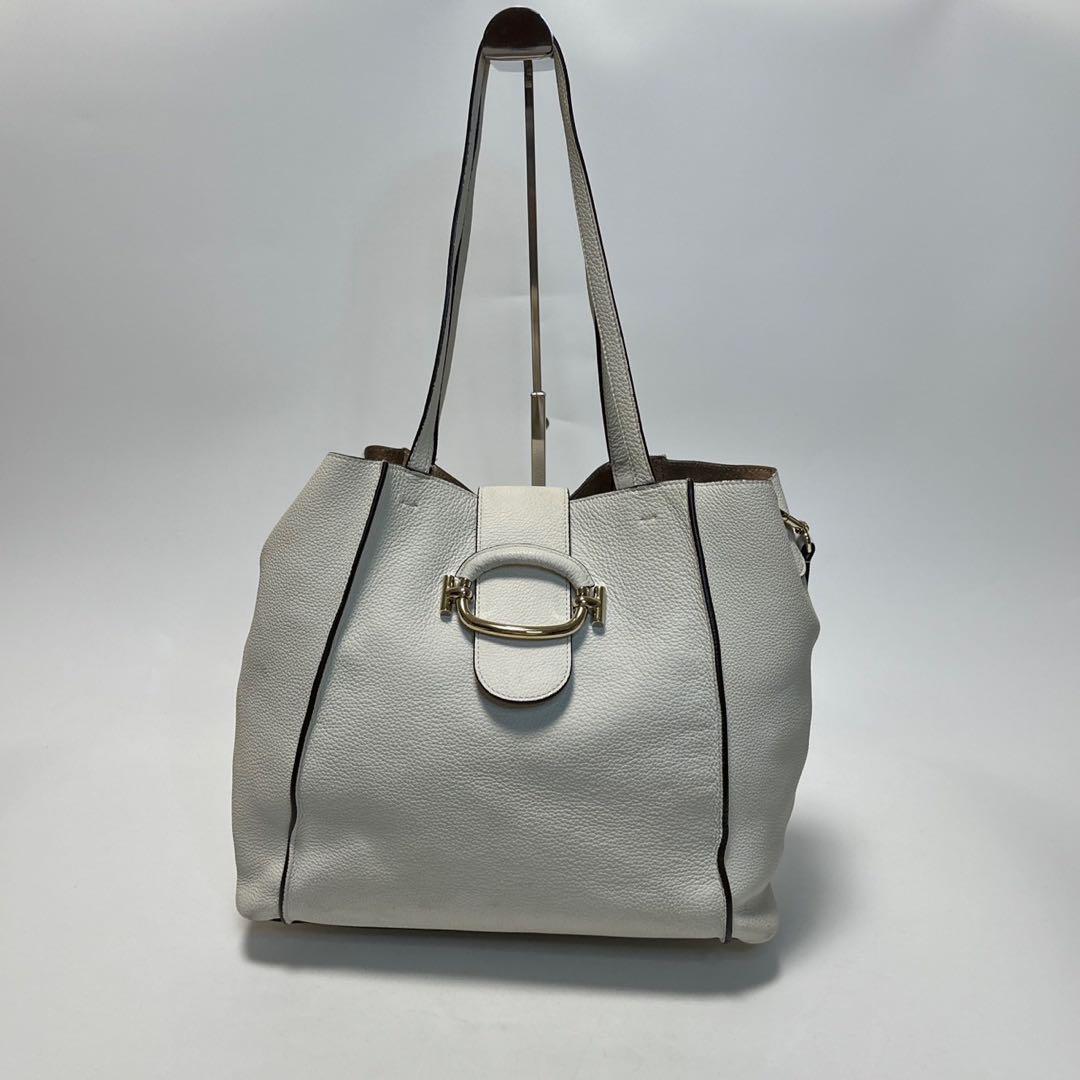 n21【美品】保存袋付 トッズ ダブルTリング レザー2way