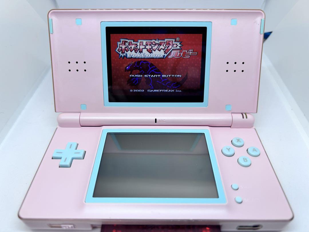 ニンテンドーDS lite ノーブルピンク✖️アイスブルー - メルカリ