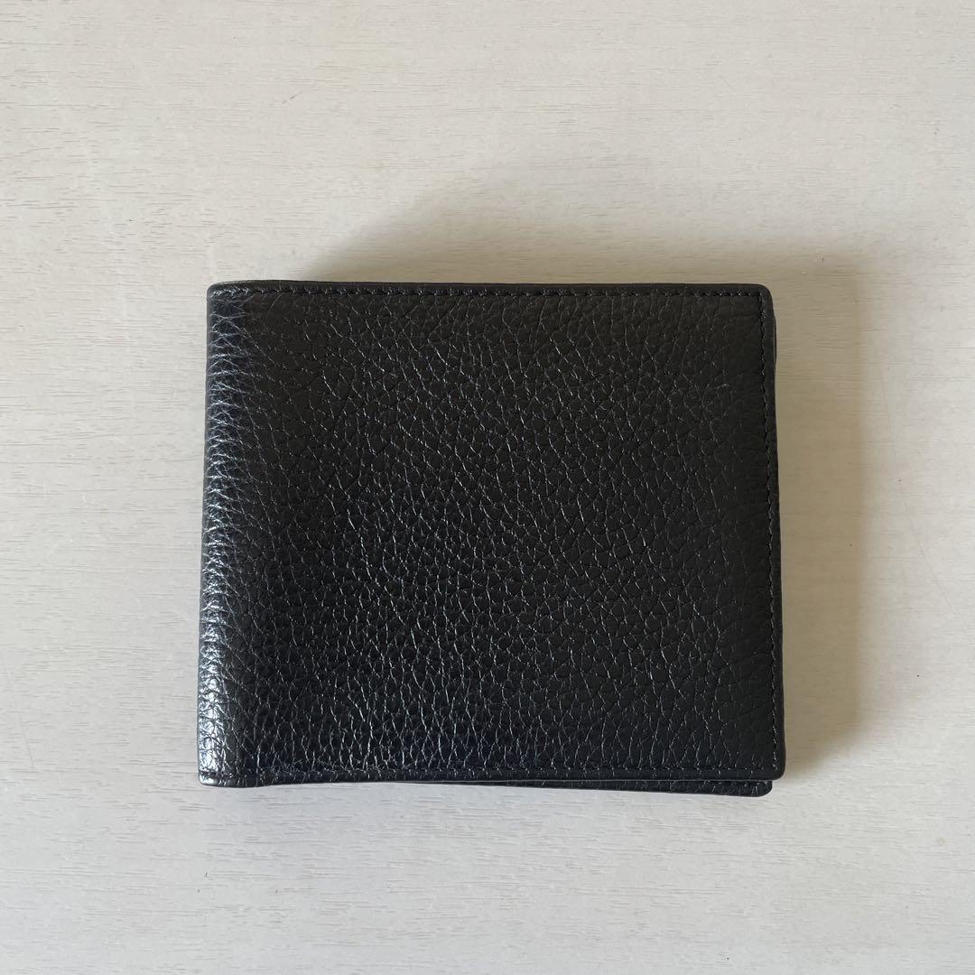 DAVIDE ALBERTARIO 二つ折り財布 黒 レザー製 - メルカリ