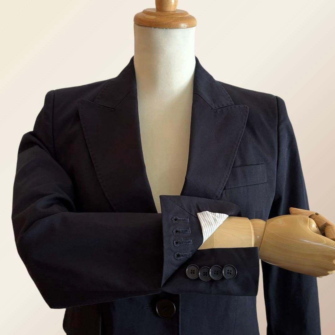 【SEVENTY】 コットンストレッチ素材 パンツスーツ 【SEVENTY】 コットンストレッチ素材 パンツスーツ