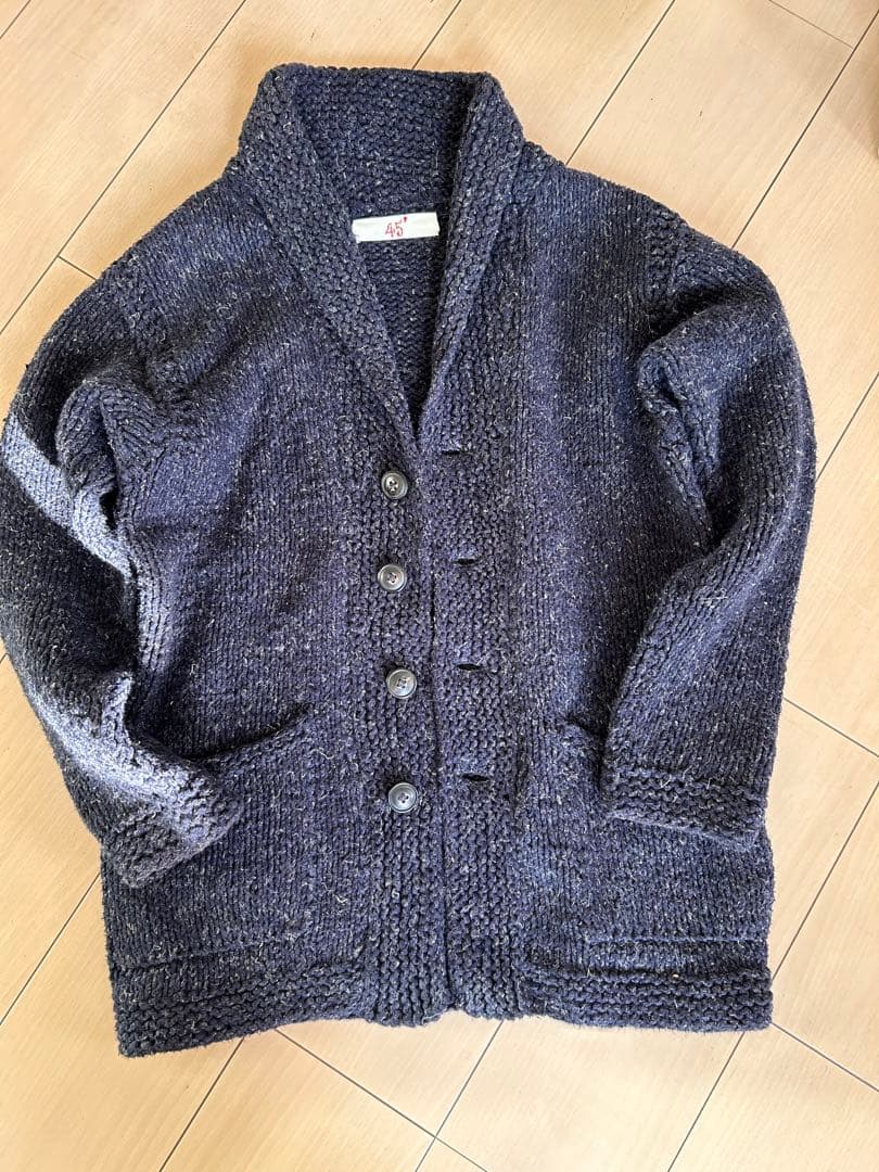 45rpmインディゴニットカーディガンM 45rpm