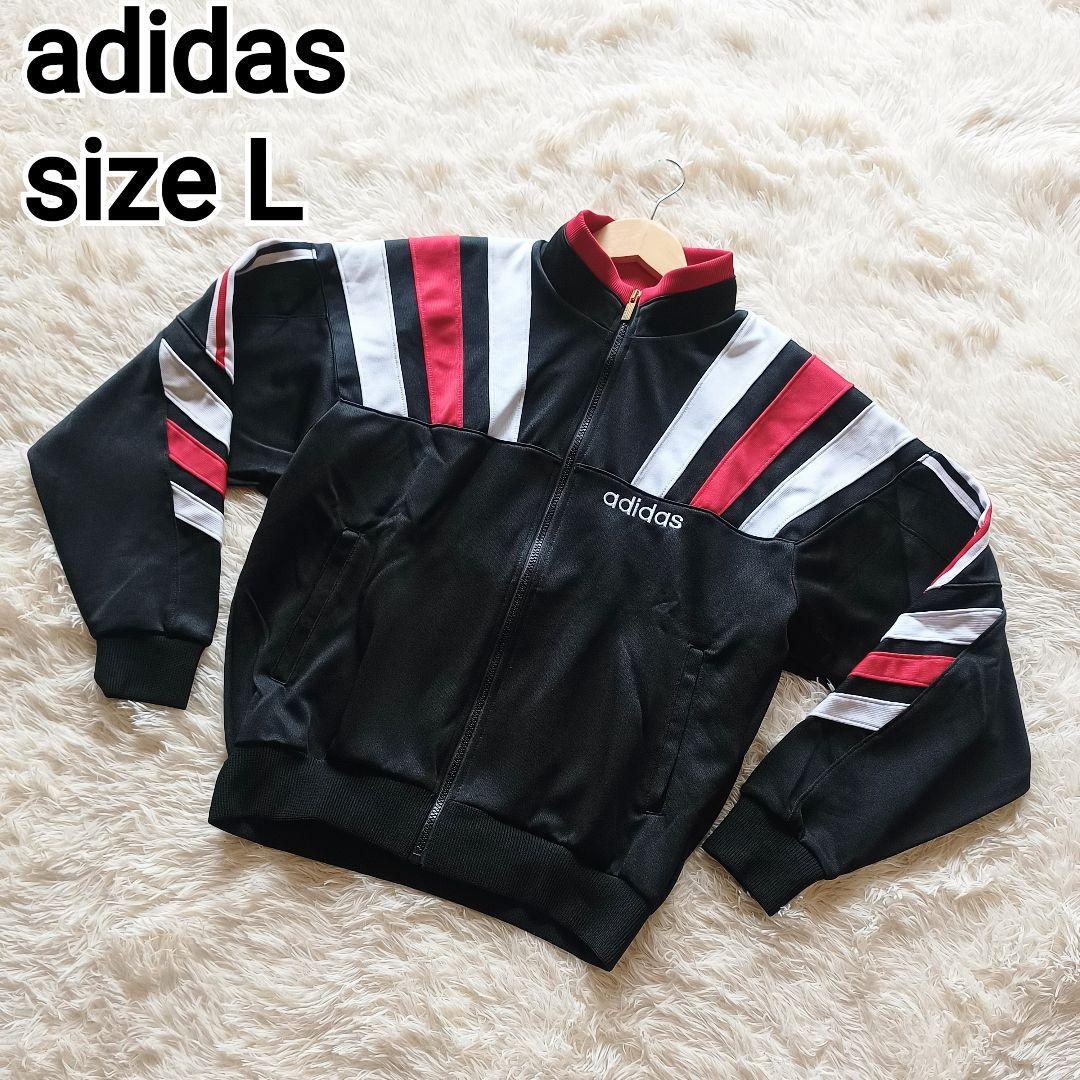 adidas 90s トラックジャケット　デサント　Lサイズ　アディダス 6,396円