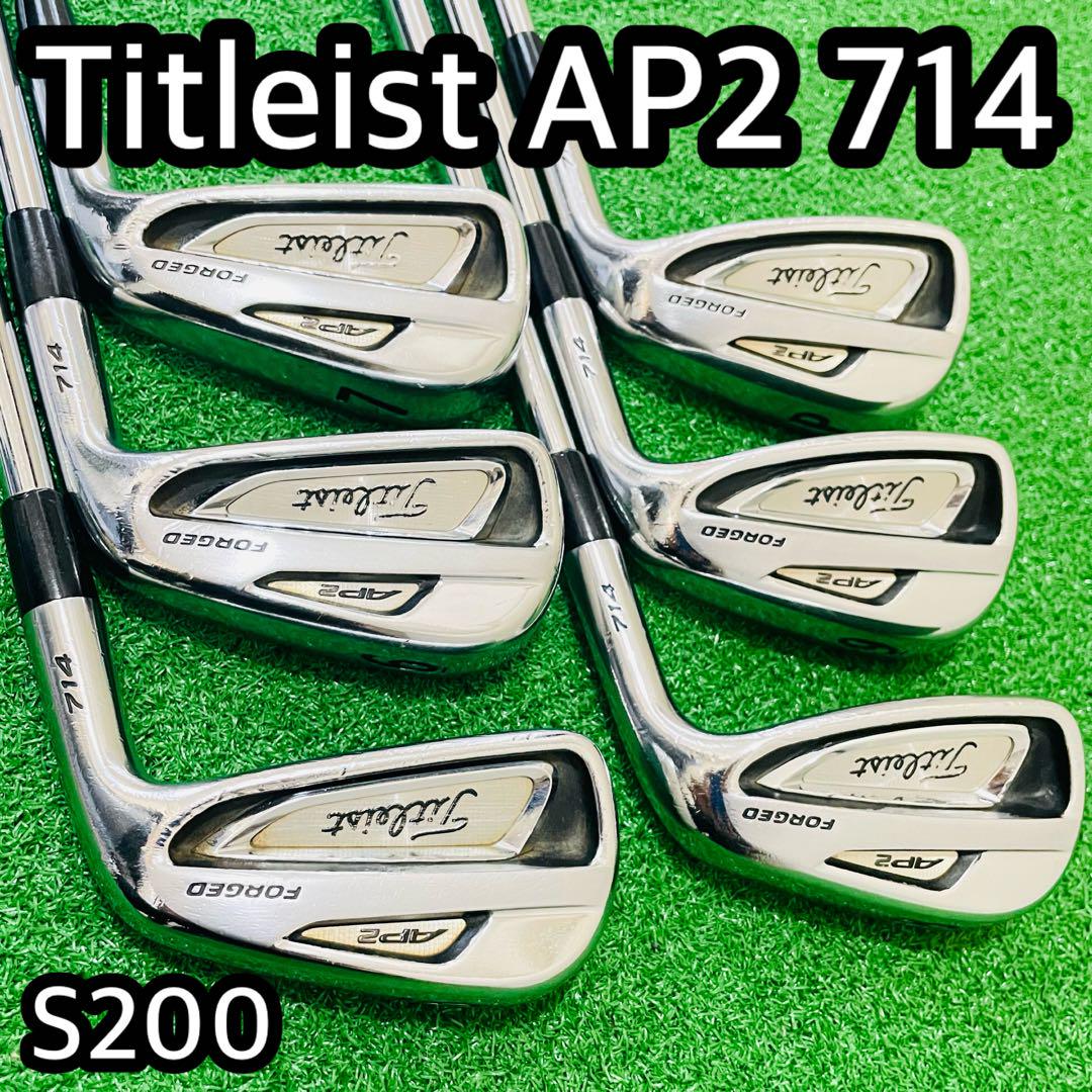 6508 Titleist AP2 714 タイトリスト　メンズ　右利き　6本