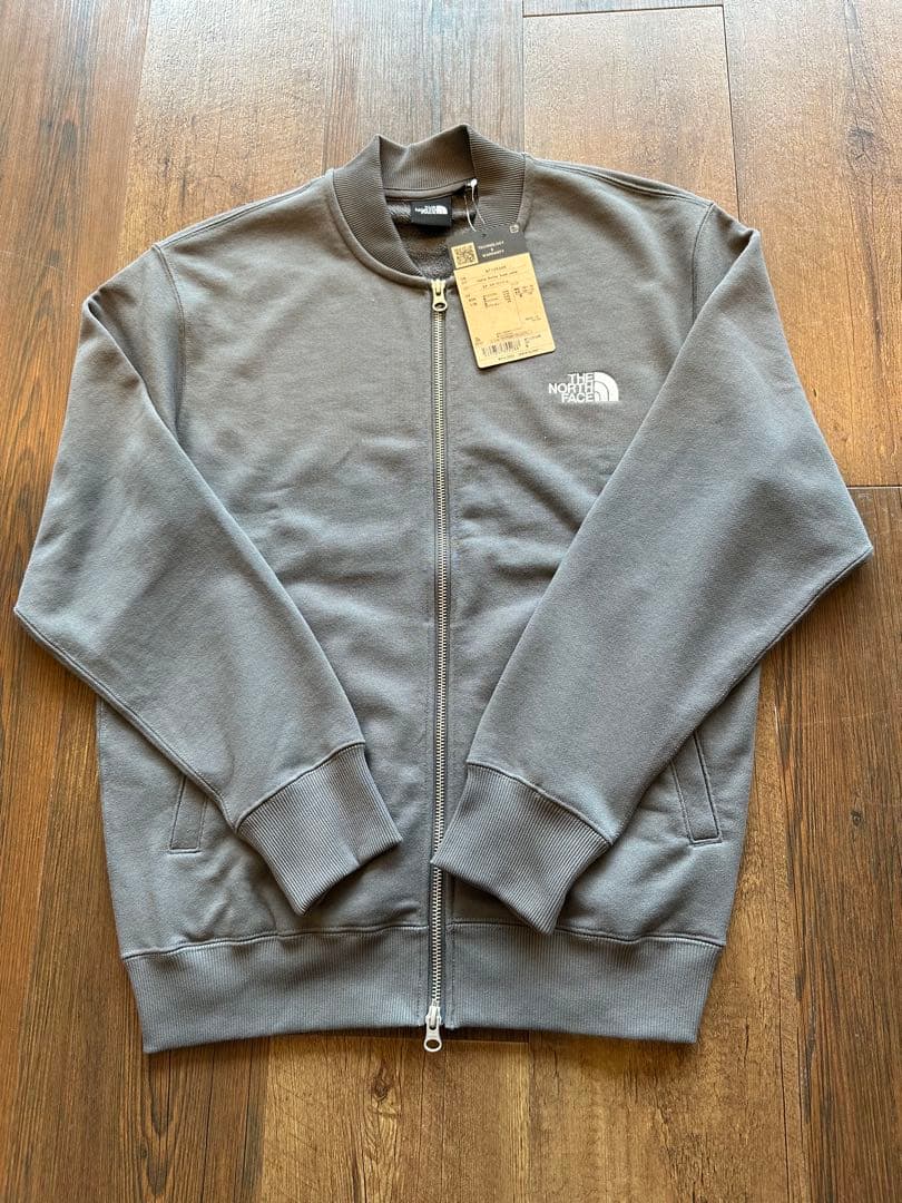 ノースフェイスヘザーボンバースウェットジャケットNT12534RスモークドパールM THE NORTH FACE