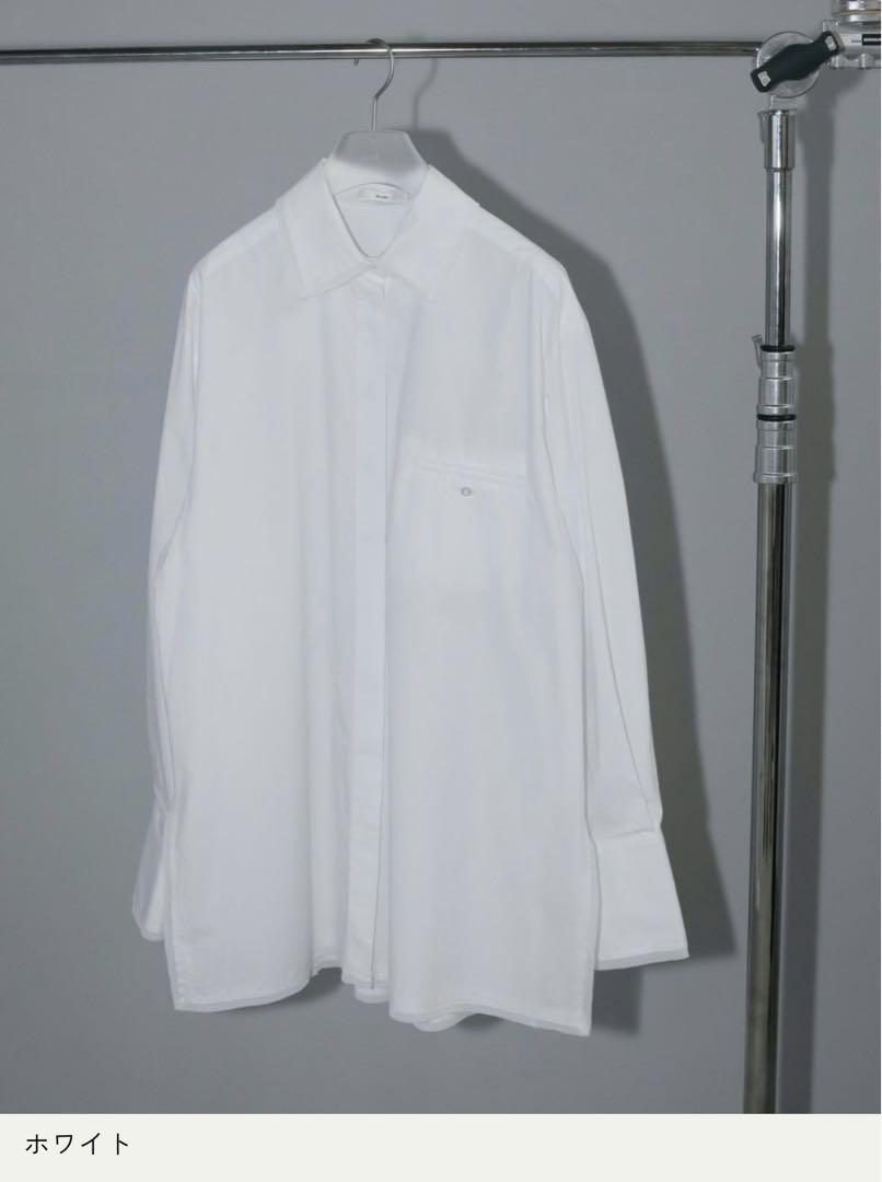 タグ＆ボタン＆封筒付きanuke Cotton Oversize Shirts