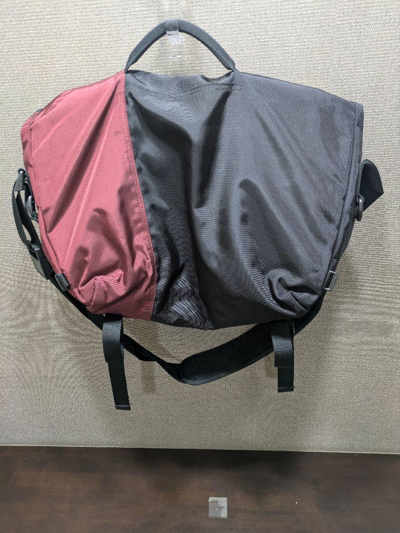 TIMBUK2 メッセンジャーバック ワインレッド赤×ブラック黒　M