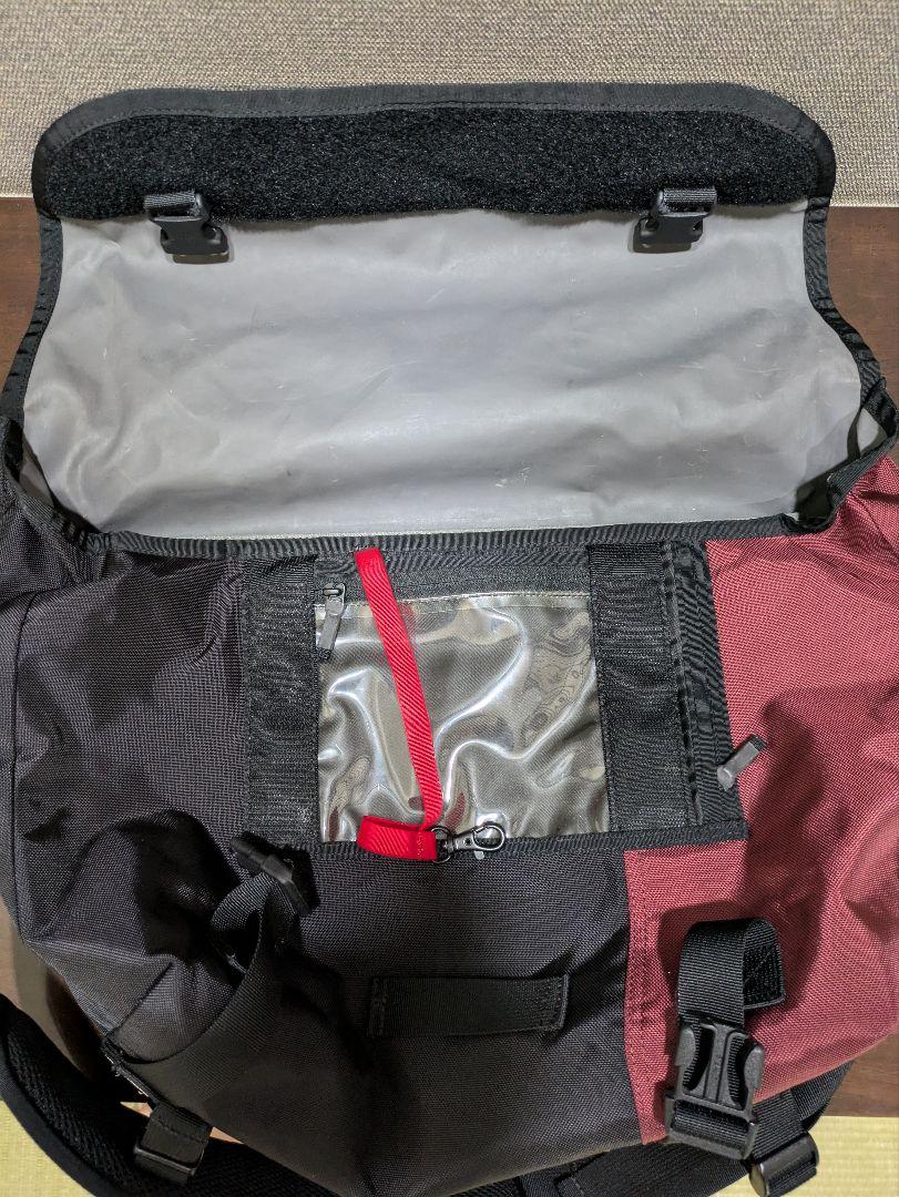 TIMBUK2 メッセンジャーバック ワインレッド赤×ブラック黒　M