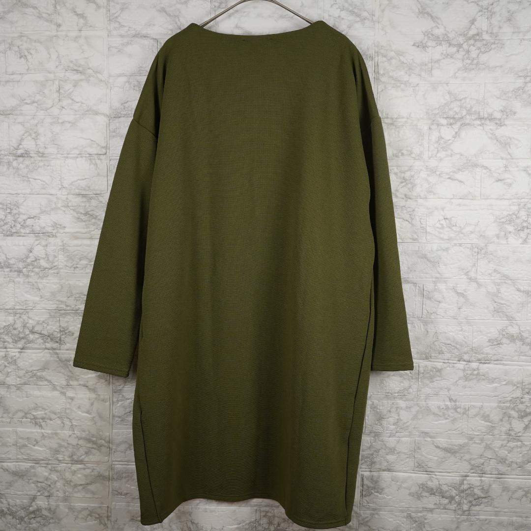 新品 Ranan ワンピース カーキ Lサイズ タグ付き