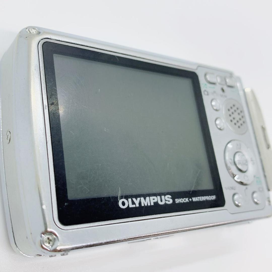OLYMPUS オリンパス μ725 SW 防水 デジカメ シルバー M258