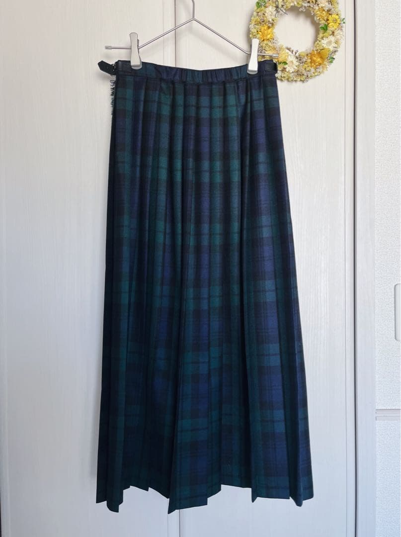 O'NEIL OF DUBLIN 別注クラシックロング丈キルトスカート 83cm O'NEIL OF DUBLIN 別注クラシックロング丈キルトスカート 83cm