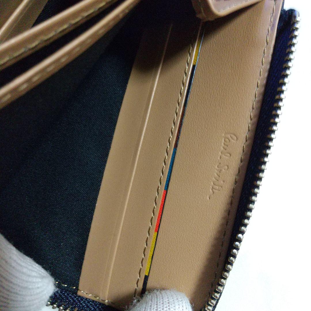 新品同様 Paul Smithポールスミス ショートウォレットキャッシュレス財布