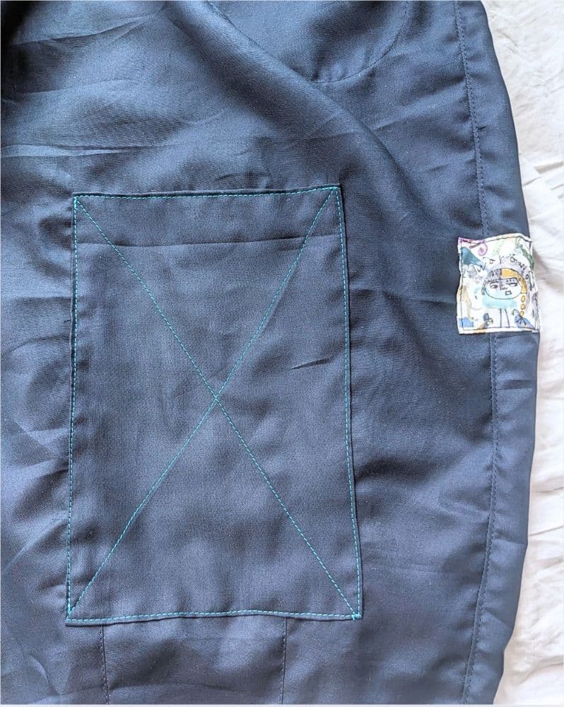 【オーガニックコットン】リバティ ポケット シルエットのきれいな超ワイドパンツ