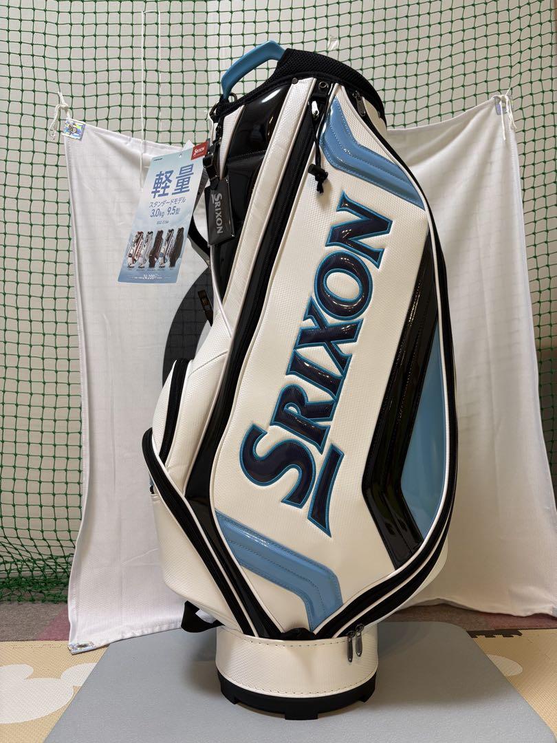 Srixon 軽量キャディバッグ ホワイト/ブルー - メルカリ