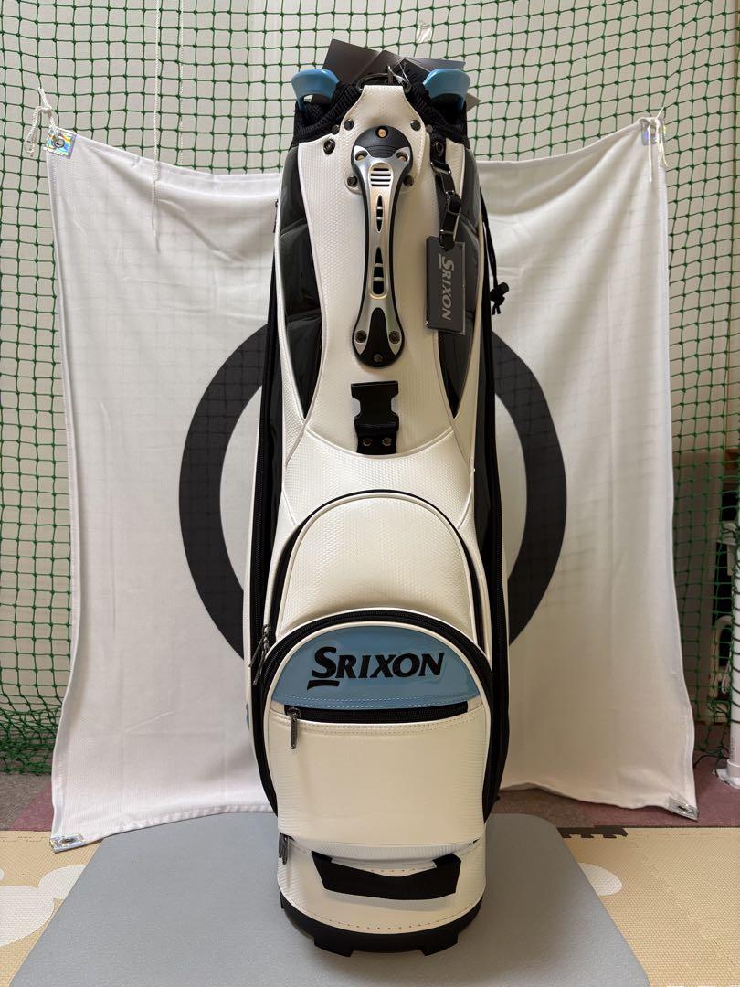 Srixon 軽量キャディバッグ ホワイト/ブルー - メルカリ