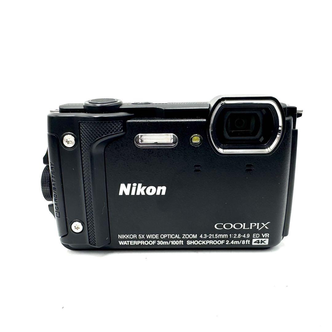 ほぼ未使用 Nikon ニコン Cooolpix W300 ブラック コンデジ