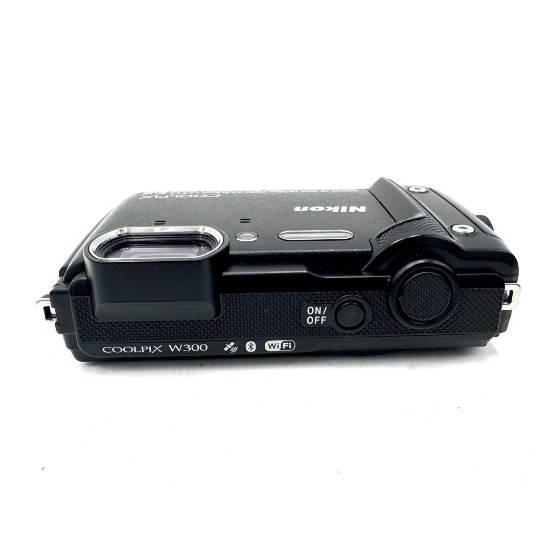 ほぼ未使用 Nikon ニコン Cooolpix W300 ブラック コンデジ