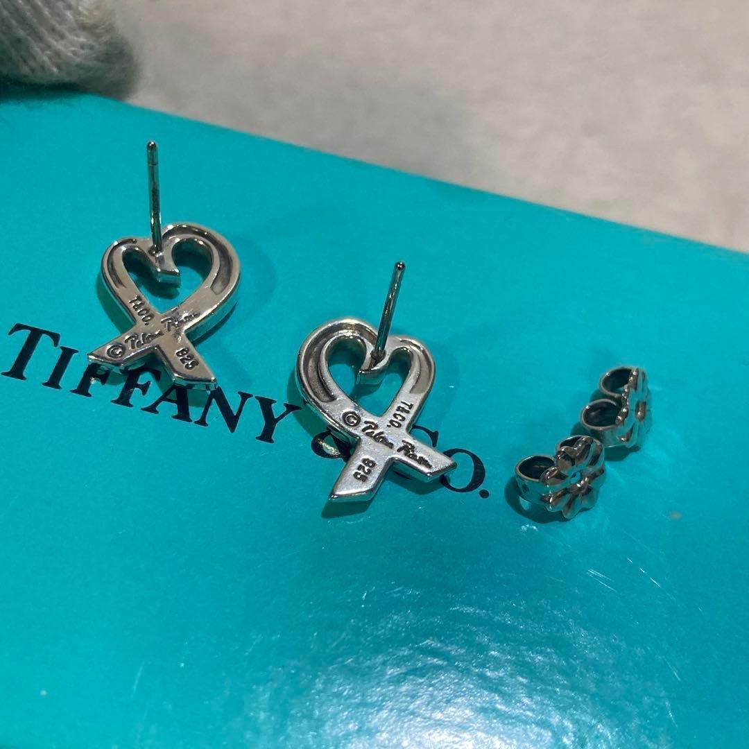 !美品! ティファニー ピアス ハート シルバー 925 パロマピカソ !美品! ティファニー ピアス ハート シルバー 925 パロマピカソ