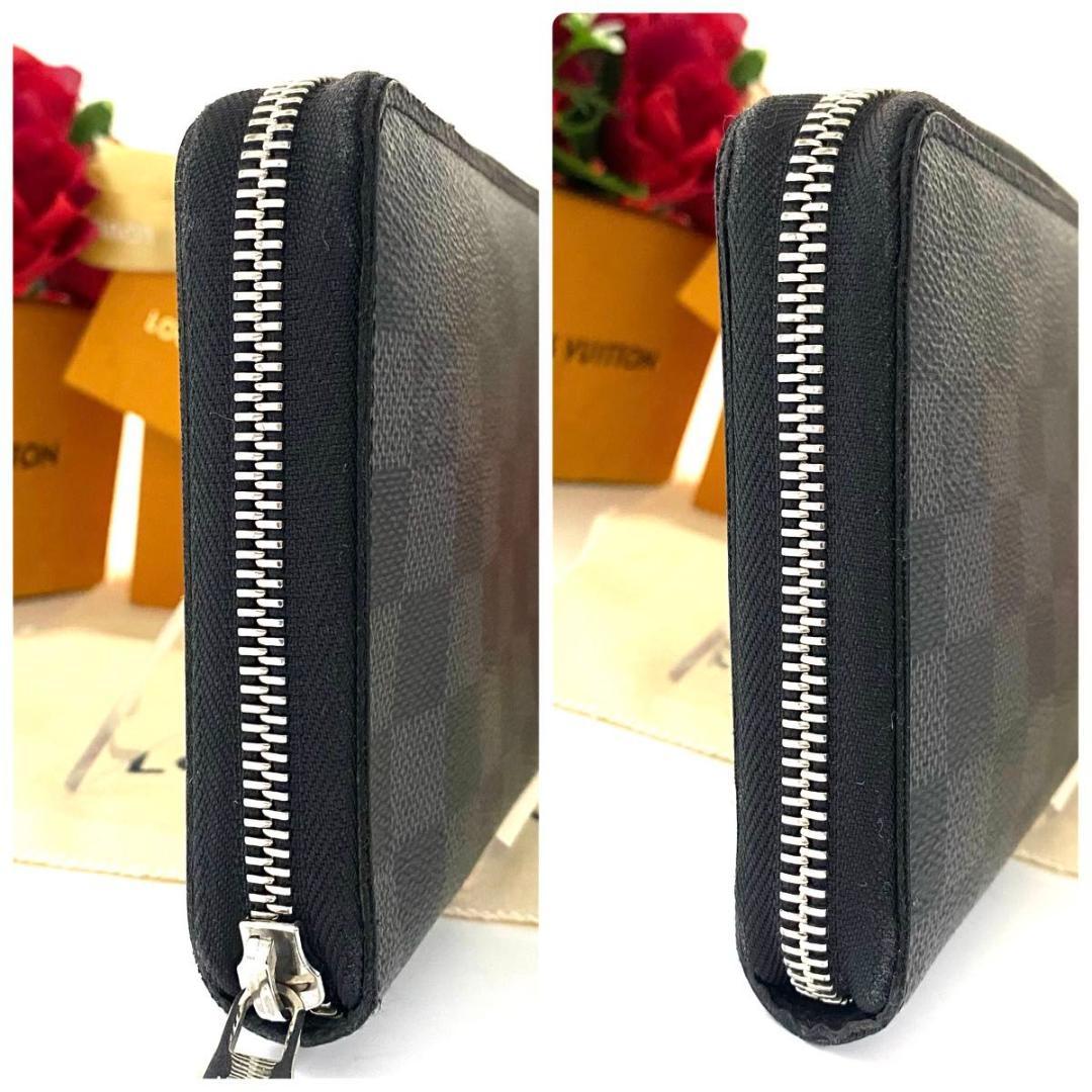ルイ ヴィトン◎ジッピーオーガナイザー ダミエ グラフィット ラウンドファスナー ルイ ヴィトン◎ジッピーオーガナイザー ダミエ グラフィット ラウンドファスナー