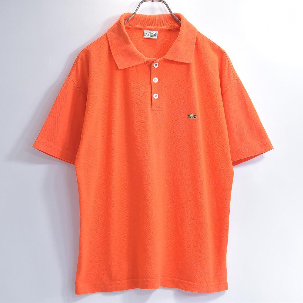 【M】　LACOSTE　ラコステ　半袖ポロシャツ　フランス製 70〜80s フランス製 LACOSTEラコステChemise 半袖 ポロシャツ