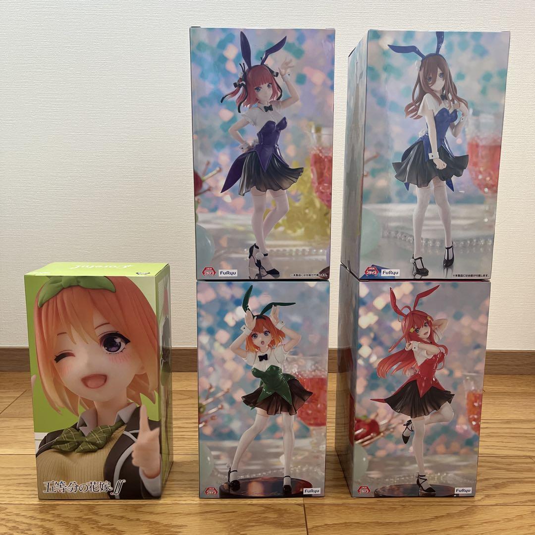 五等分の花嫁　フィギュア　5体