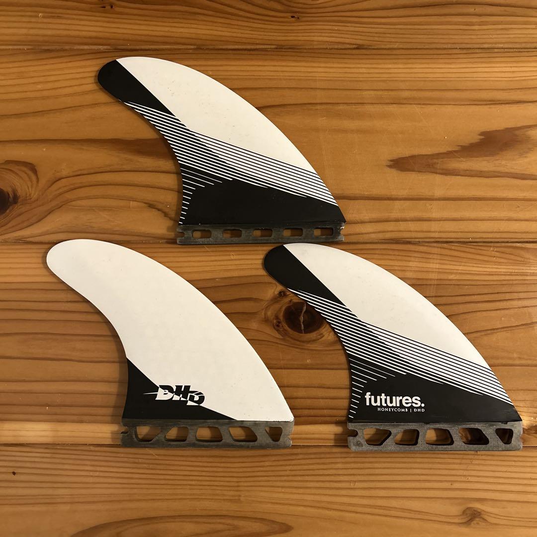 futures DHD サーフボードフィン 3枚セット LARGE