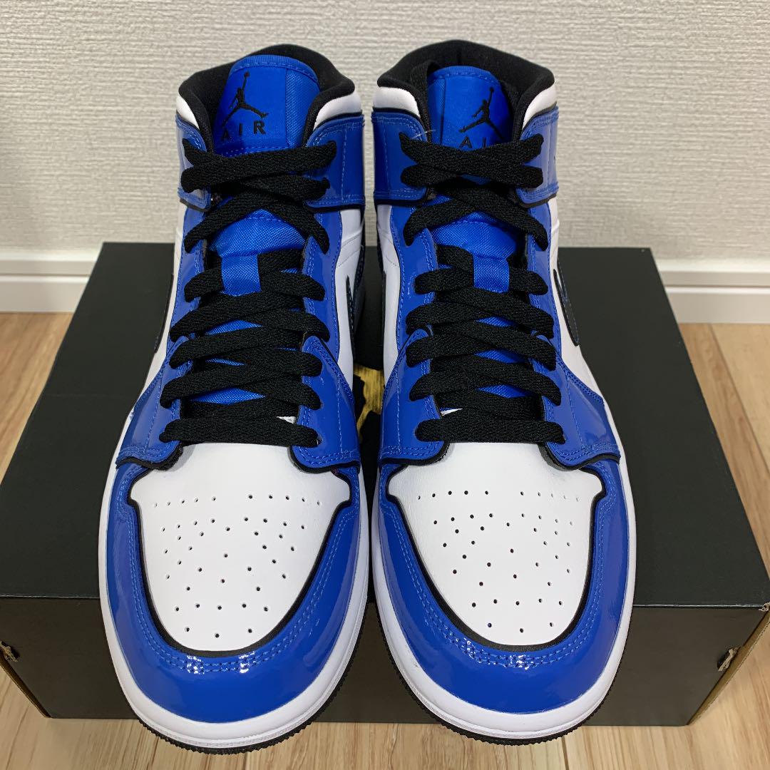 爆買い新品 AIR JORDAN 1 MID SE SIGNAL BLUE シグナルブルー 08JOD-m95202633516 SALE送料無料
