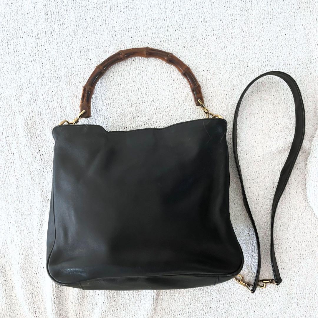 グッチ GUCCI バンブー バッグ ハンド ショルダー 2way