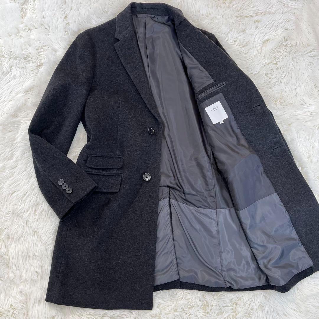 【特別送料無料！】 美品✨カシミヤ・アンゴラ混 B:MING by BEAMS チェスターコート ジャケット・アウター
