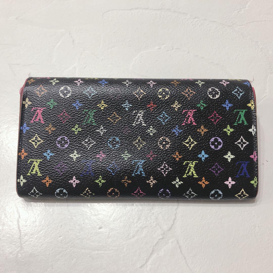 ☆LOUIS VUITTON☆ 長財布 マルチカラー ブラック モノグラム