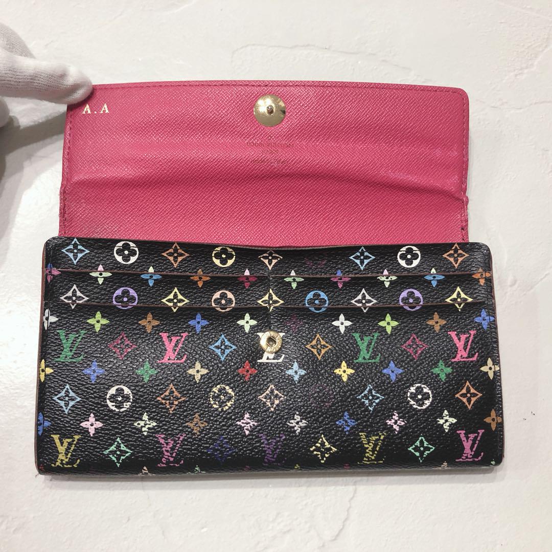 ☆LOUIS VUITTON☆ 長財布 マルチカラー ブラック モノグラム