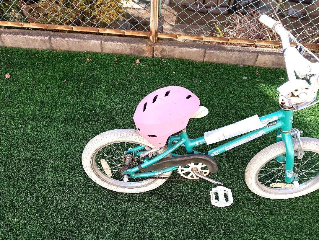 【練馬区大泉町引取限定】haroハロー自転車16インチ BMX　ヘルメット付