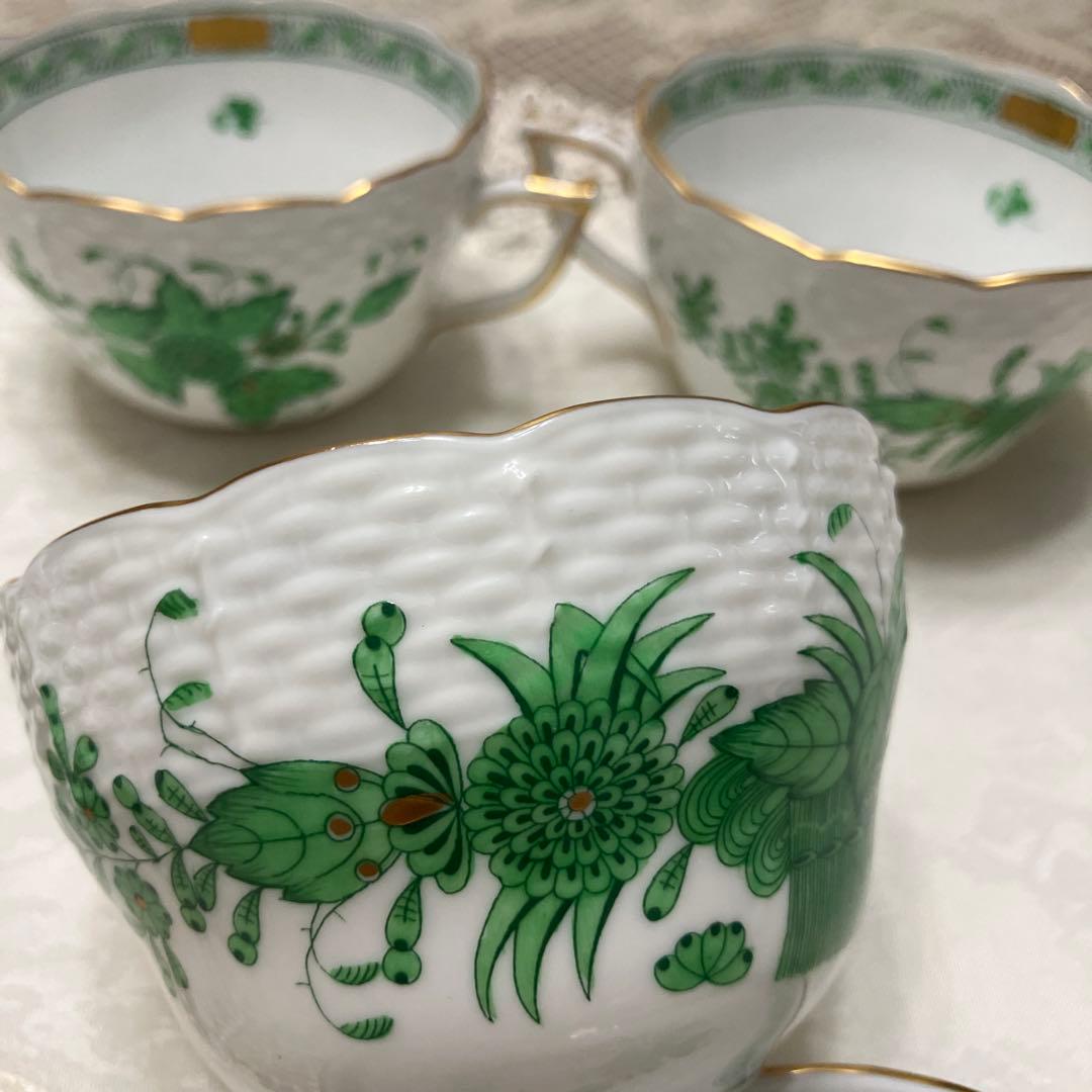 ヘレンド インドの華 カップ3 ソーサー2