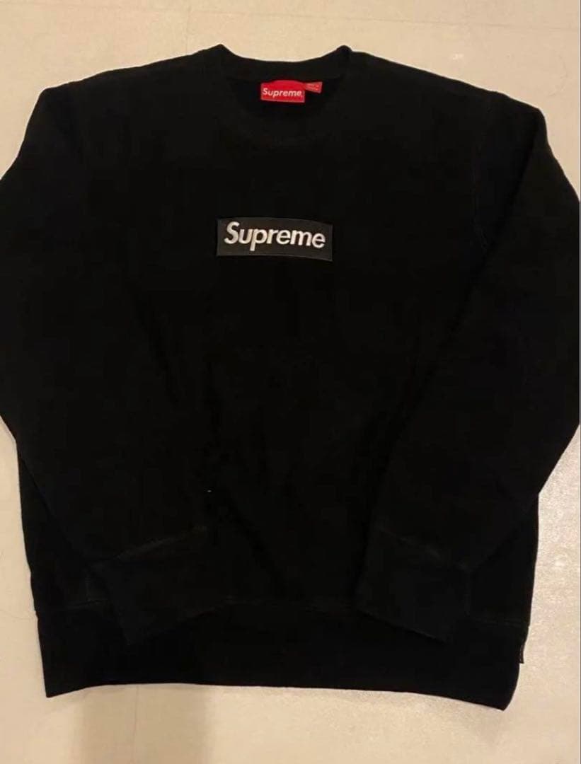 Supreme Box Logo Crewneck Sweatshirt 黒