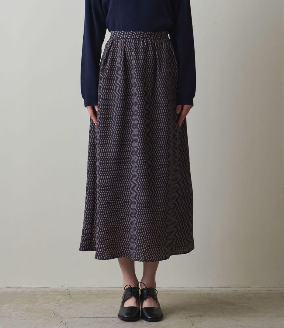 Steven Alan ジグザグ プリント スカート