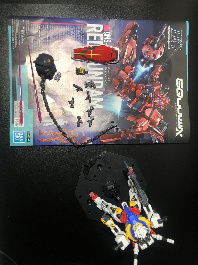 ガンプラ　HG 赤いガンダム　塗装済完成品