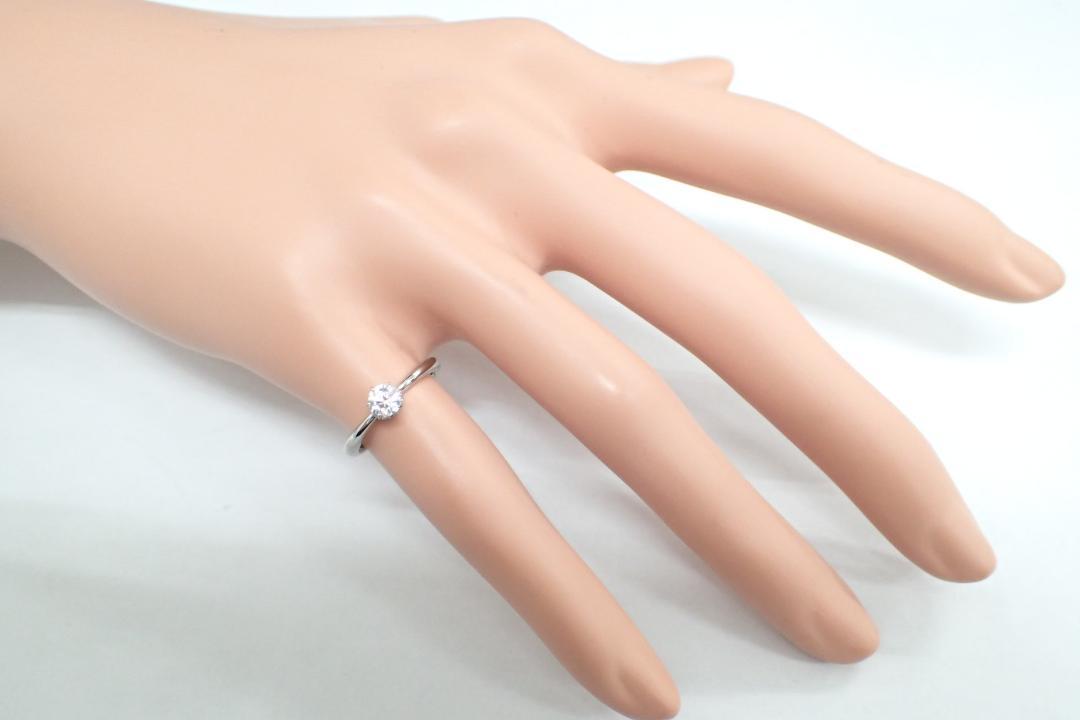 15/美品 ラザールダイヤモンド Pt950 ダイヤ0.25ct リング 指輪